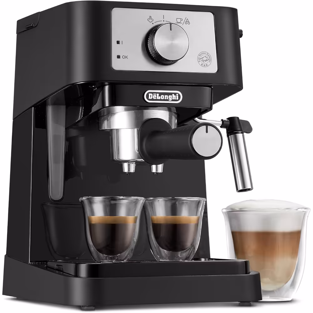 De'Longhi Stilosa EC260.BK - Angled front view