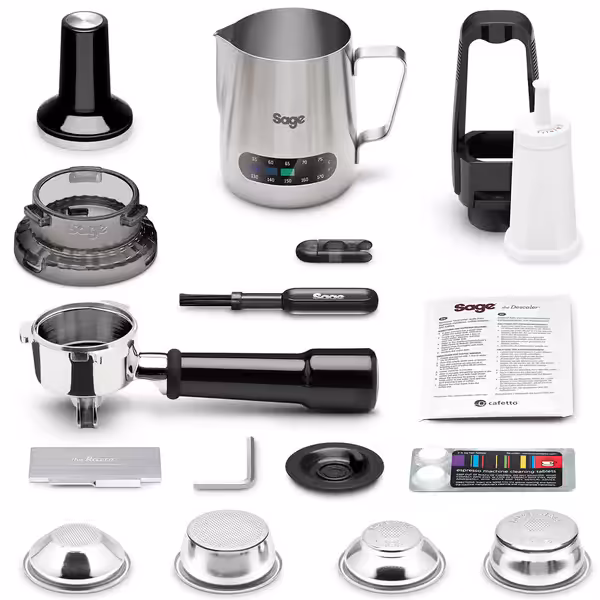 Sage the Barista Express BES875 espresso machine - Included components